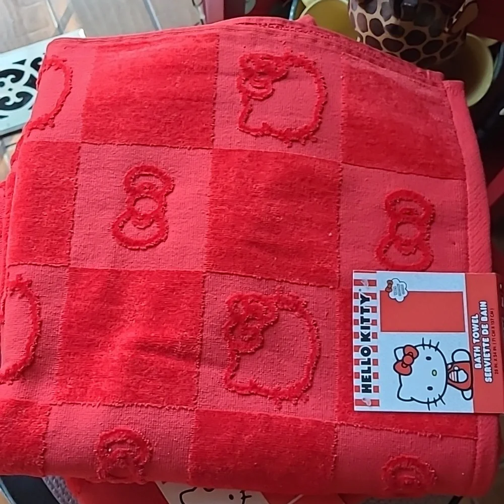 Hello Kitty Bath Towel Set